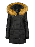 Kurtki damskie - Maison Montaigne Parka "Ausmai" w kolorze czarnym - miniaturka - grafika 1