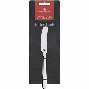 Nóż do masła 16 cm Grunwerg Windsor srebrny kod: GW BKWSR-C + Sprawdź na SuperWnetrze.pl - NATYCHMIASTOWA WYSYŁKA !! - Noże kuchenne - miniaturka - grafika 1