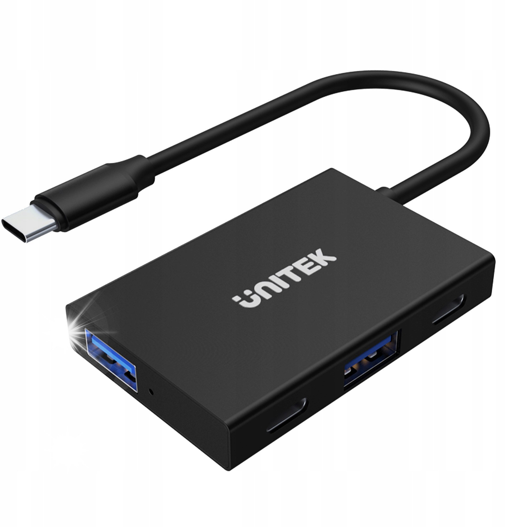 HUB USB Hub pasywny Unitek H1302A USB-C - 2x USB 3.2 Gen.1 Typ A 2x USB-C Aluminium