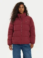 Kurtki damskie - Tommy Jeans Kurtka puchowa Regatta DW0DW18827 Czerwony Regular Fit - miniaturka - grafika 1