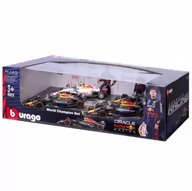 Samochody i pojazdy dla dzieci - ZESTAW BOLIDÓW F1 Red Bull RB16B RB18 RB19 1:43 BBURAGO 18-38092 - miniaturka - grafika 1