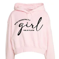 Zestawy upominkowe - RÓŻOWA BLUZA Damska NEVER UNDERESTIMATE Girl Power Różne Wz Rozmiar 122 cm - miniaturka - grafika 1