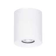 Lampy sufitowe - Biały, klasyczny spot na żarówkę GU10 K-5131 z serii HORN - miniaturka - grafika 1