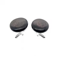 Spinki do mankietów i krawatów - Spinki do mankietów Hipersten większy (S269) Srebrne [925] - miniaturka - grafika 1