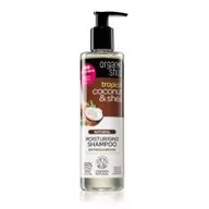 Szampony do włosów - Organic Shop Szampon nawilżający do włosów Organiczny Kokos & Shea 280ml - miniaturka - grafika 1