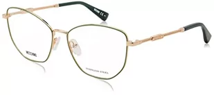 Moschino Damskie okulary przeciwsłoneczne Mos611, złoto-zielone, 54, Złoty zielony - Okulary przeciwsłoneczne - miniaturka - grafika 1