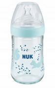 Butelki dla niemowląt - NUK Nature sense Butelka szklana 240ml M - miniaturka - grafika 1