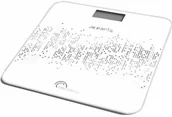 Wagi łazienkowe - Cyfrowa Waga Łazienkowa Little Balance Talking Voice Biały Czarny szkło hartowane - miniaturka - grafika 1