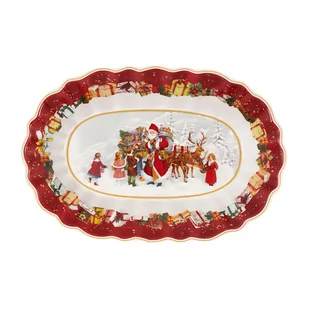 Półmisek owalny św. Mikołaj z dziećmi Toy's Fantasy Villeroy & Boch - Miski i półmiski - miniaturka - grafika 1
