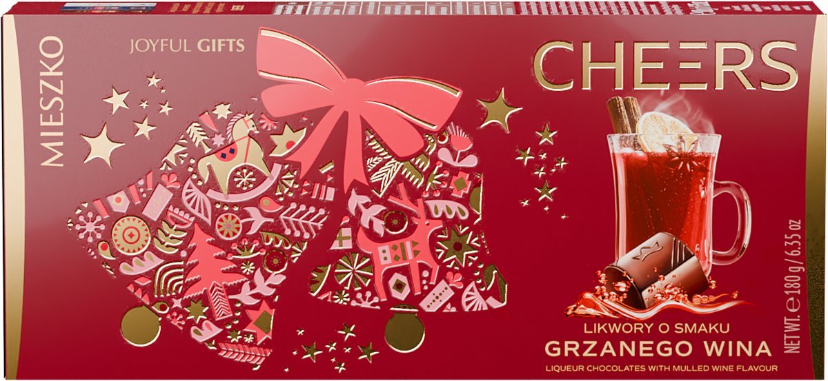 MIESZKO CHEERS LIKWORY GRZANE WINO 180gx12szt