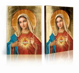 Ikona religijna Niepokalane Serce Najświętszej Maryi Panny - Ikony i obrazy sakralne - miniaturka - grafika 1