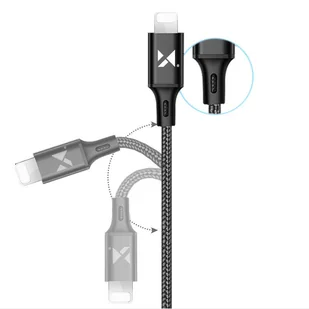 Wozinsky kabel przewód USB - Lightning 2,4A 2m biały (WUC-L2W) - Kable USB - miniaturka - grafika 5