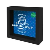 Skarbonki - SKARBONKA NA SPRZĘT GAMINGOWY CZARNA 18x18cm - miniaturka - grafika 1