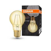Żarówki LED - Osram żarówka LED E27 2,5W 1906 ClassicA złota - miniaturka - grafika 1