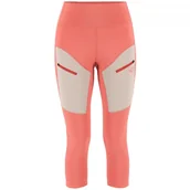 Spodnie sportowe damskie - Legginsy damskie 3/4 Kari Traa Ane Hiking Capri Rozmiar: M / Kolor: różowy - miniaturka - grafika 1