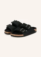 Klapki i japonki damskie - Birkenstock Klapki Arizona Shearling schwarz - miniaturka - grafika 1