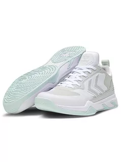 Trampki damskie - Hummel Sneakersy "Uruz 2.0" w kolorze biało-miętowym - grafika 1