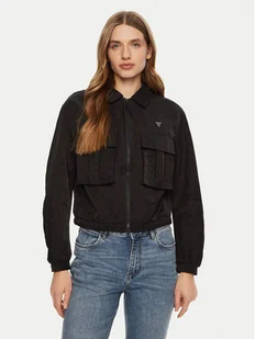 Guess Kurtka przejściowa V5RL03 WGYB0 Czarny Regular Fit - Kurtki damskie - miniaturka - grafika 1