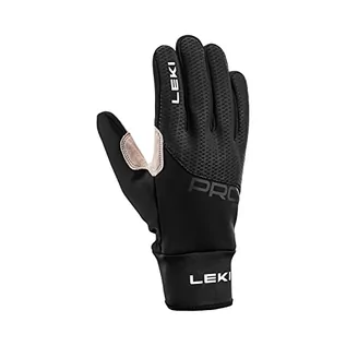 Rękawiczki - LEKI Prc Premium Thermoplus czarne, Gore-Tex, rękawiczki na palce, rozmiar 9 - kolor czarny - piaskowy - grafika 1