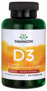 Vitamin D3 2000Iu 250Kaps. - Witaminy i minerały - miniaturka - grafika 1