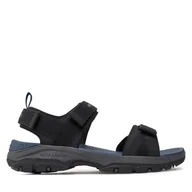 Sandały męskie - Sandały Skechers Tresmen-Ryer 205112/BLK Czarny - miniaturka - grafika 1