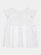 Sukienki i spódniczki dla dziewczynek - United Colors Of Benetton Sukienka codzienna 47YZAV00B Biały Regular Fit - miniaturka - grafika 1