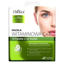 Lbiotica Maska Witaminowa C+E na tkaninie 23ml - Maseczki do twarzy - miniaturka - grafika 1