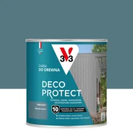 Farby zewnętrzne - Farba do drewna Deco Protect Morski turkus 0.5 l V33 - miniaturka - grafika 1