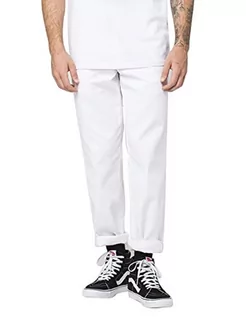 Spodnie męskie - Dickies spodnie męskie, biały, 34W / 34L - grafika 1