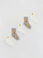 Skarpetki dla dzieci - Reserved - Skarpetki 5 pack - złamana biel - miniaturka - grafika 1