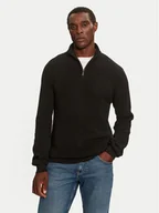 Swetry męskie - Brave Soul Sweter MK-610HASTINGS Czarny Regular Fit - miniaturka - grafika 1