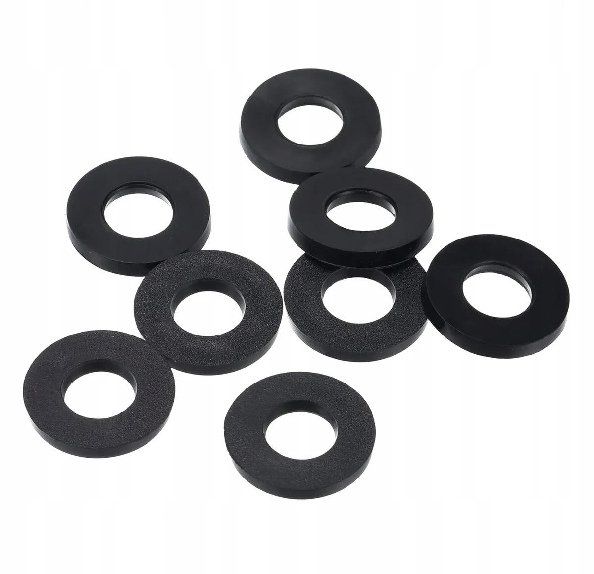 Podkładki gumowe 8mm 16mm uszczelki dystanse elastyczne do śrub 8 sztuk