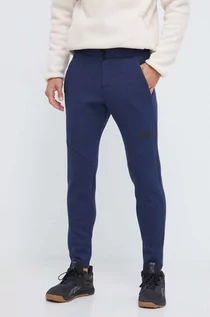 Spodnie męskie - Helly Hansen spodnie dresowe kolor granatowy z nadrukiem - grafika 1