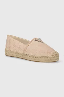 Espadryle damskie - Guess espadryle JOLANDE kolor beżowy FLGJDE FAL14 - grafika 1