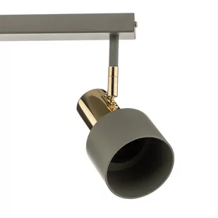 Spot sufitowy Destin, 2-pkt. zielony/mosiądz - Lampy sufitowe - miniaturka - grafika 3