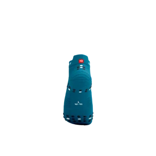 COMPRESSPORT Skarpetki do biegania krótkie ProRacing Socks V4 mosaic blue/magent - Skarpetki sportowe męskie - miniaturka - grafika 8