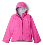 Kurtki i płaszcze dla dziewczynek - Columbia Youth Girls Arcadia 2 Jacket, Waterproof Rain Jacket, Pink Ice, L - miniaturka - grafika 1