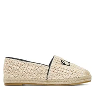 Espadryle damskie - Espadryle DeeZee EKL8265-1 Beżowy - miniaturka - grafika 1