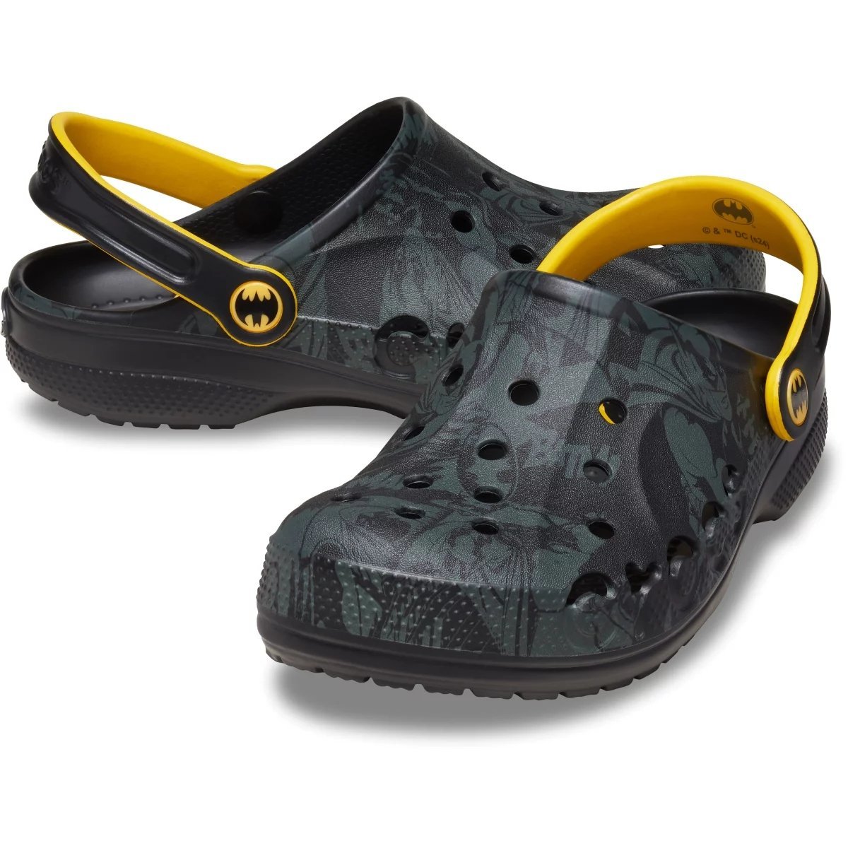 Damskie Lekkie Klapki Chodaki Crocs Baya Batman 210346 Clog 38-39