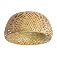 Lampy sufitowe - Pleciona lampa sufitowa Boho ABR-PL-BH-E27 Abruzzo bambus brąz - miniaturka - grafika 1