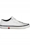 Buty sportowe męskie - Męskie buty sportowe Tommy Hilfiger białe Kolor: biały, rozmiar: 45 - miniaturka - grafika 1