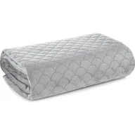 Narzuty - Euro Firany Narzuta Euro pikowana wzór Ariel Srebrny1 170x210 1216404 - miniaturka - grafika 1