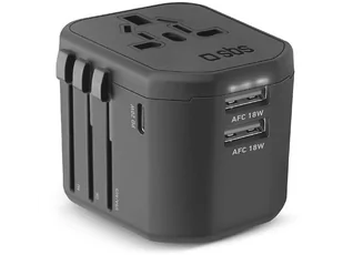 Adapter podróżny SBS 20W Power Delivery UK US EU AUS - Pozostałe akcesoria do telefonów - miniaturka - grafika 1