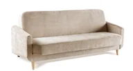 Sofy i kanapy - Wygodna sofa z funkcją spania pojemnikiem na pościel BLANCO Beżowa - miniaturka - grafika 1