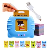 Zabawki interaktywne dla dzieci - Czytnik Kart Edukacyjnych Fiszki Do Nauki Słówek Język Angielski 112 Kart - miniaturka - grafika 1