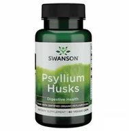 Suplementy diety - Organic Psyllium Husk 625mg (60 kaps.) - miniaturka - grafika 1