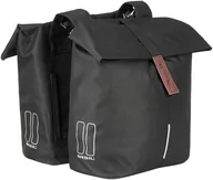 Sakwy rowerowe - Basil City Double Pannier Bag 28-32l, czarny 2022 Sakwy 18071 - miniaturka - grafika 1