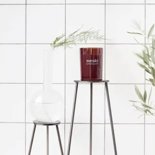 Meraki Świeca zapachowa Meraki w ciemnym szkle duża Scandinavian Garden Mkap030 - Świece - miniaturka - grafika 2