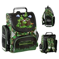 Plecaki szkolne i tornistry - Paso Tornister Plecak Szkolny Jednokomorowy Minecraft - miniaturka - grafika 1