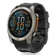 Akcesoria do smartwatchy - Pasek TECH-PROTECT Silicone do Garmin Fenix 5X/5X Plus/6X/6X Pro/7X/8 (51 mm) Czarny - miniaturka - grafika 1